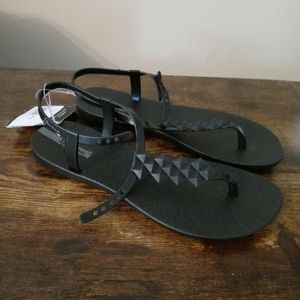 Womens black sandles